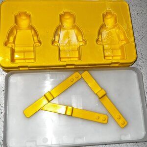 LEGO Minifigure Ice Pop Lollipop Candy Chocolate 3 Mold Set
